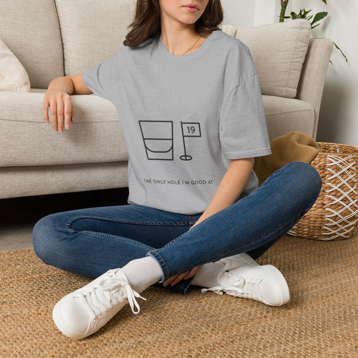 "The Only Hole I'm Good At" - Golfing T-Shirt