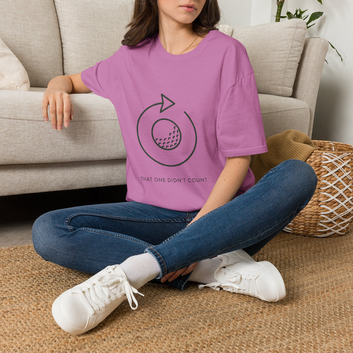 "That One Didn't Count" - Golfing T-Shirt