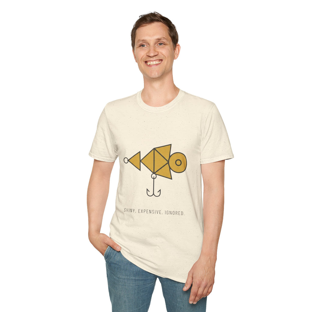 "Shiny, Expensive, Ignored" - Fishing T-Shirt