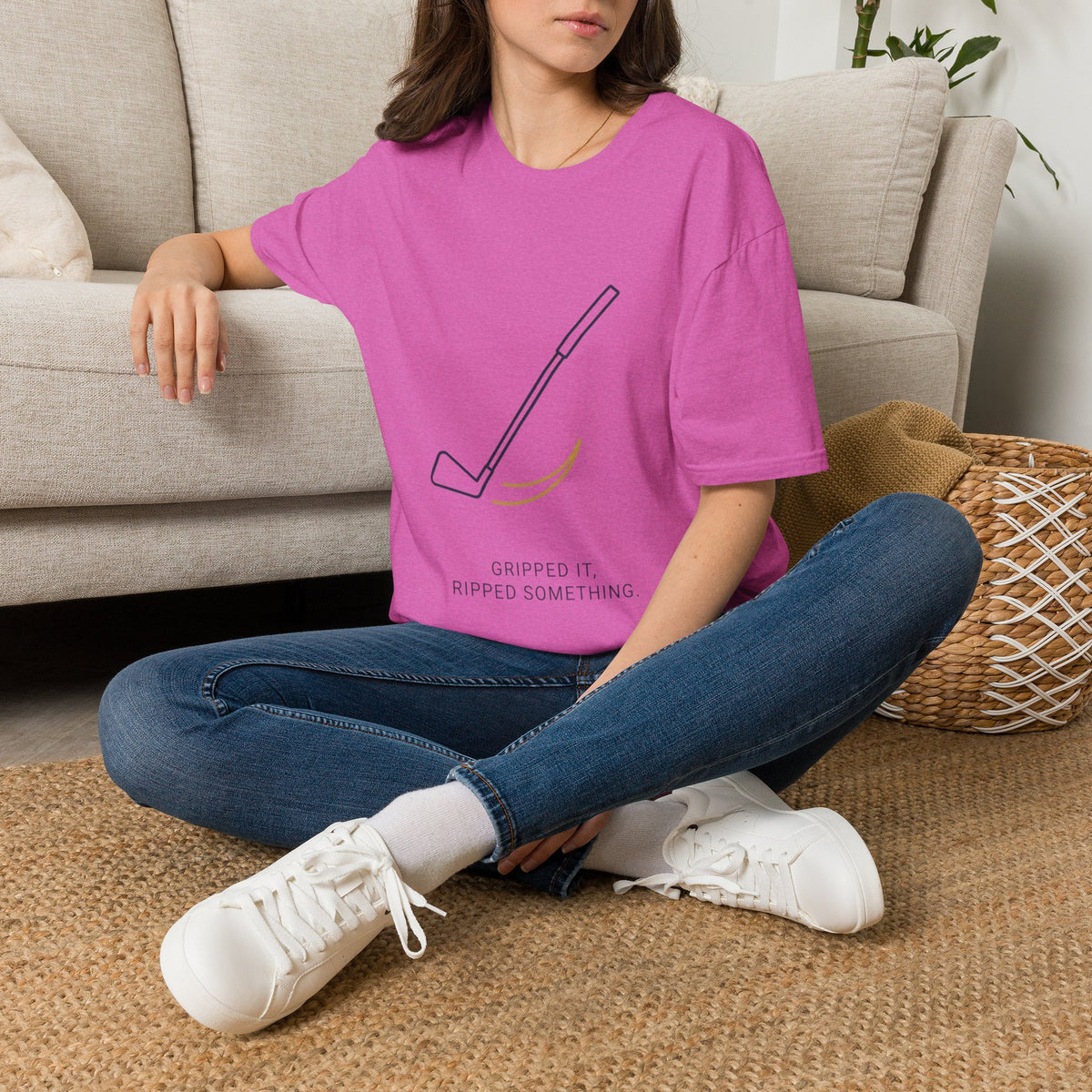 “Gripped It, Ripped Something” - Golfing T-Shirt