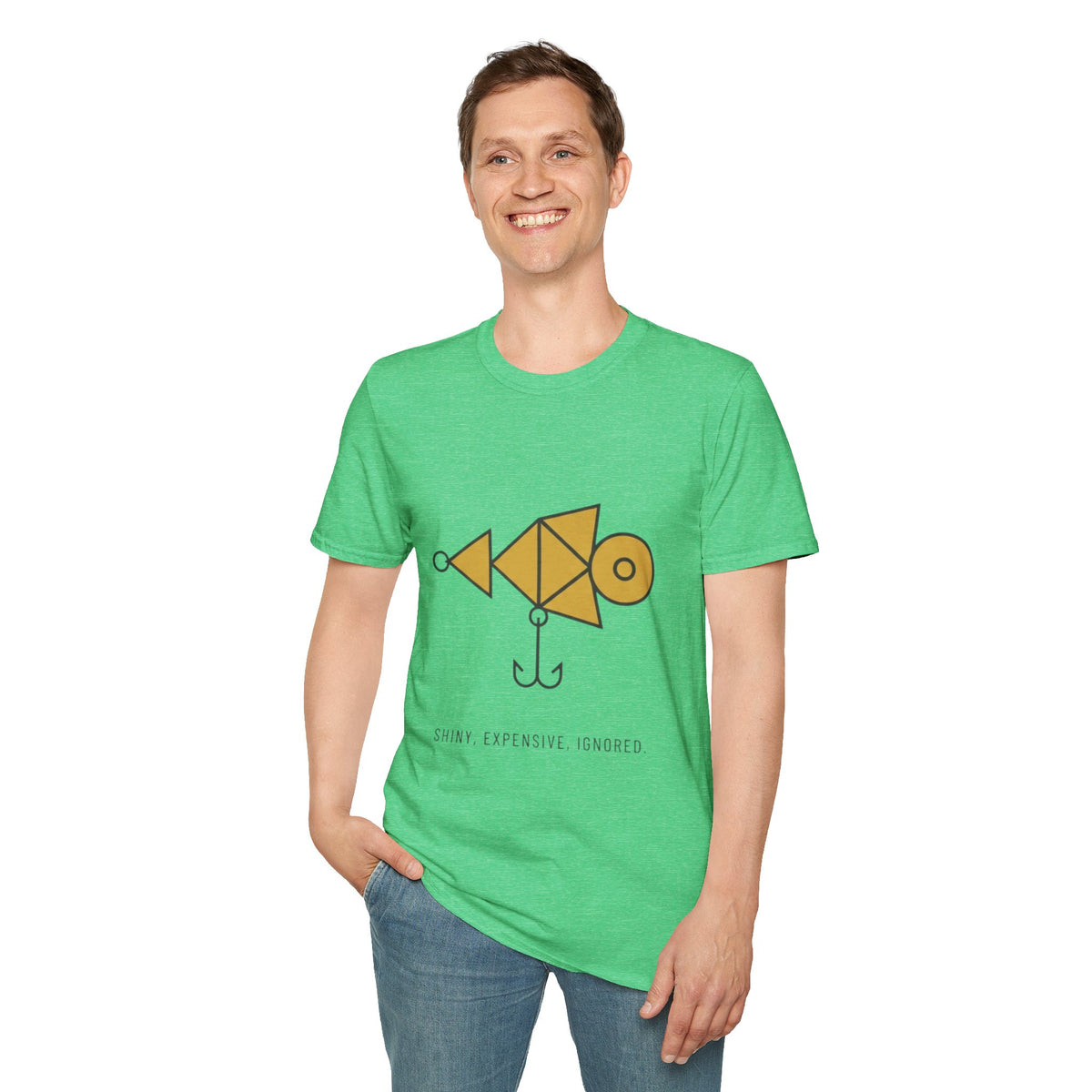 "Shiny, Expensive, Ignored" - Fishing T-Shirt