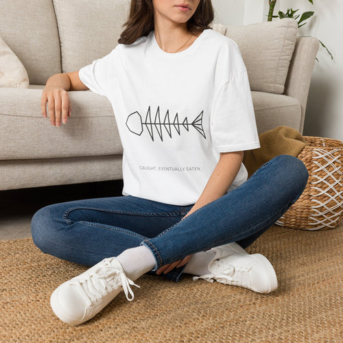 "Caught, Eventually Eaten" - Fishing T-Shirt
