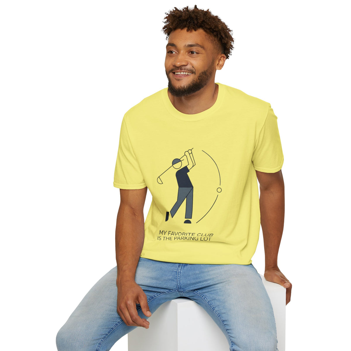 "My Favorite Club Is The Parking Lot" - Golfing T-Shirt