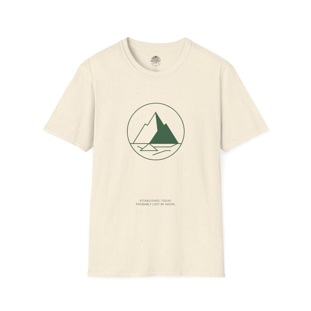"Established Today, Probably Lost By Noon" - Hiking T-Shirt