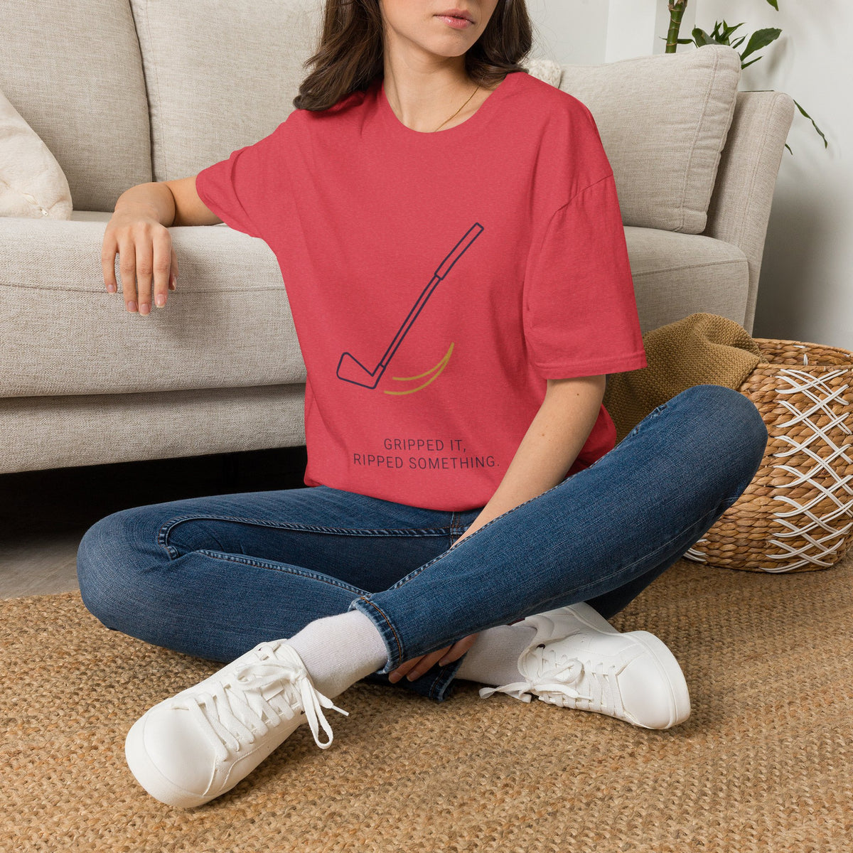 “Gripped It, Ripped Something” - Golfing T-Shirt