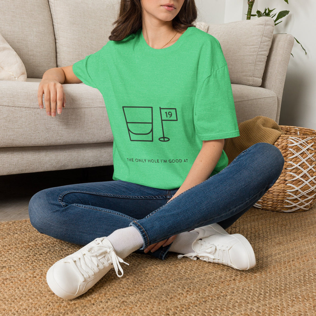 "The Only Hole I'm Good At" - Golfing T-Shirt