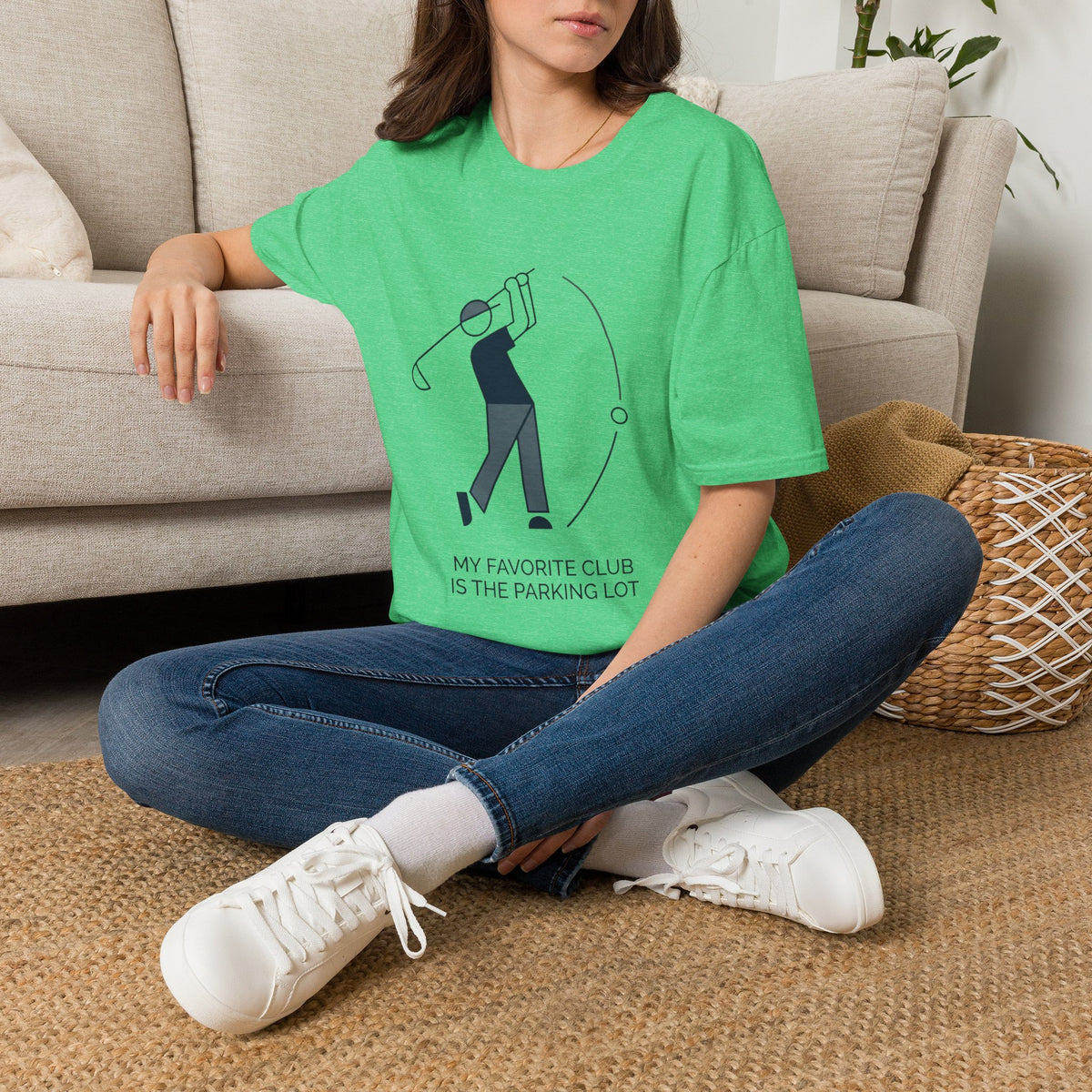 "My Favorite Club Is The Parking Lot" - Golfing T-Shirt