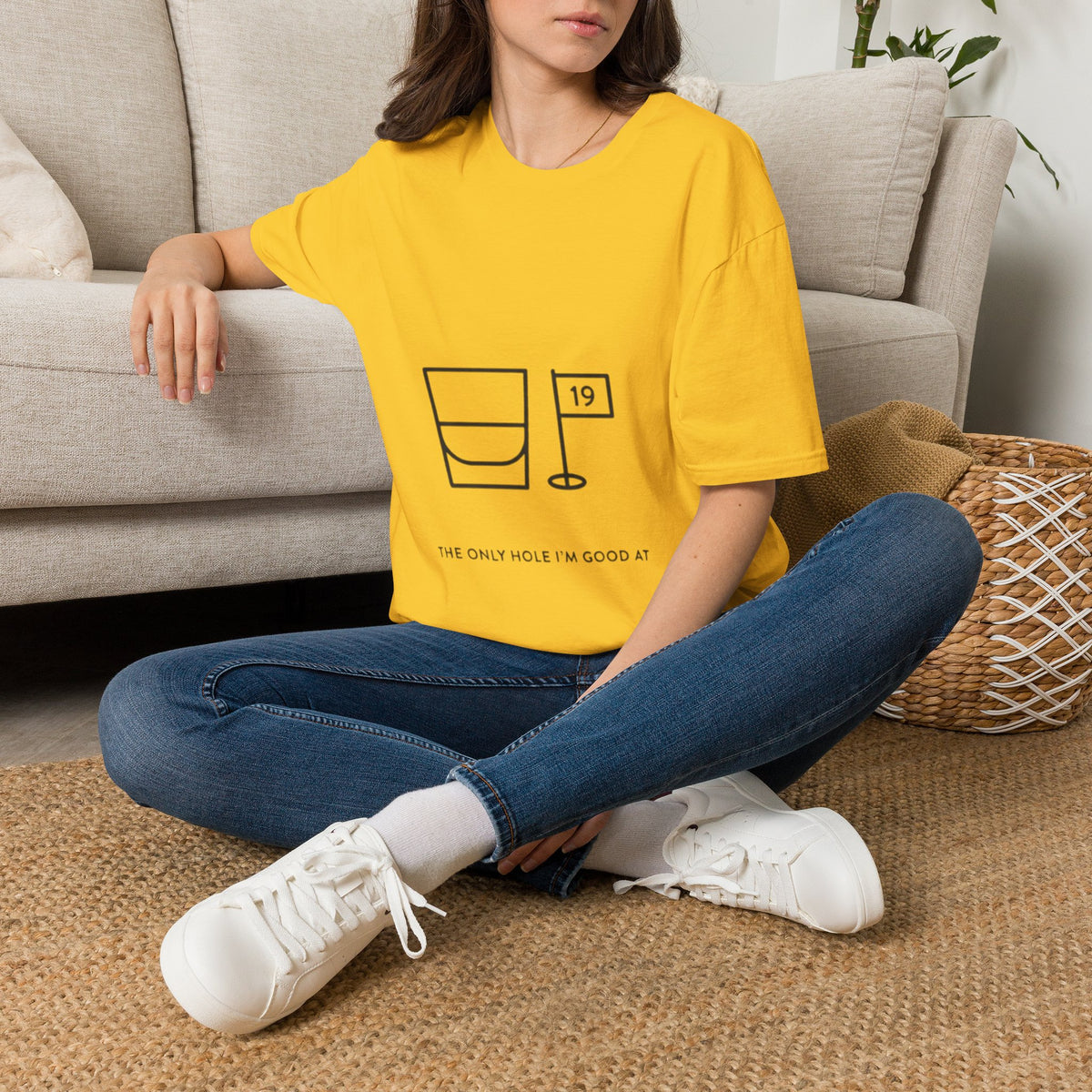 "The Only Hole I'm Good At" - Golfing T-Shirt