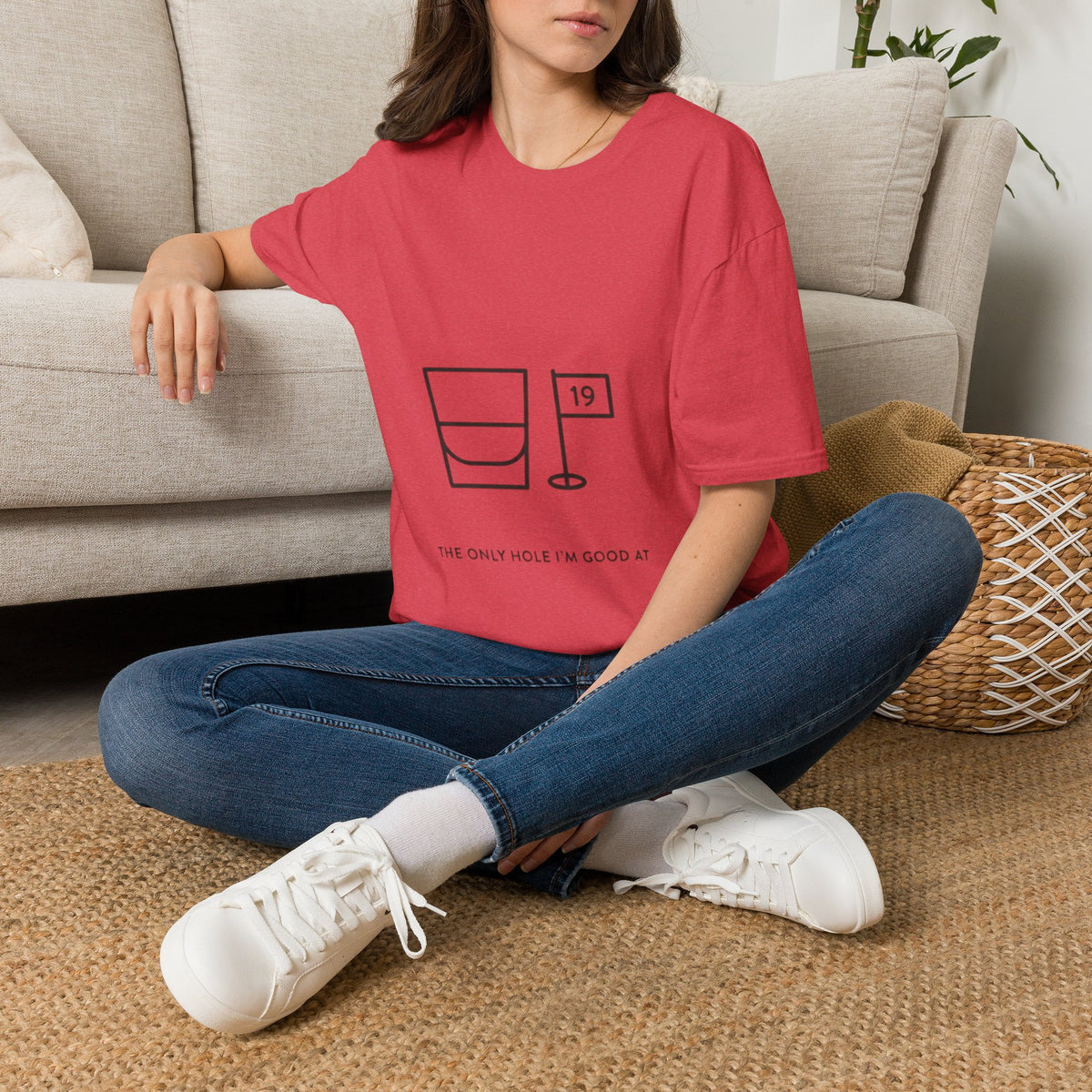 "The Only Hole I'm Good At" - Golfing T-Shirt
