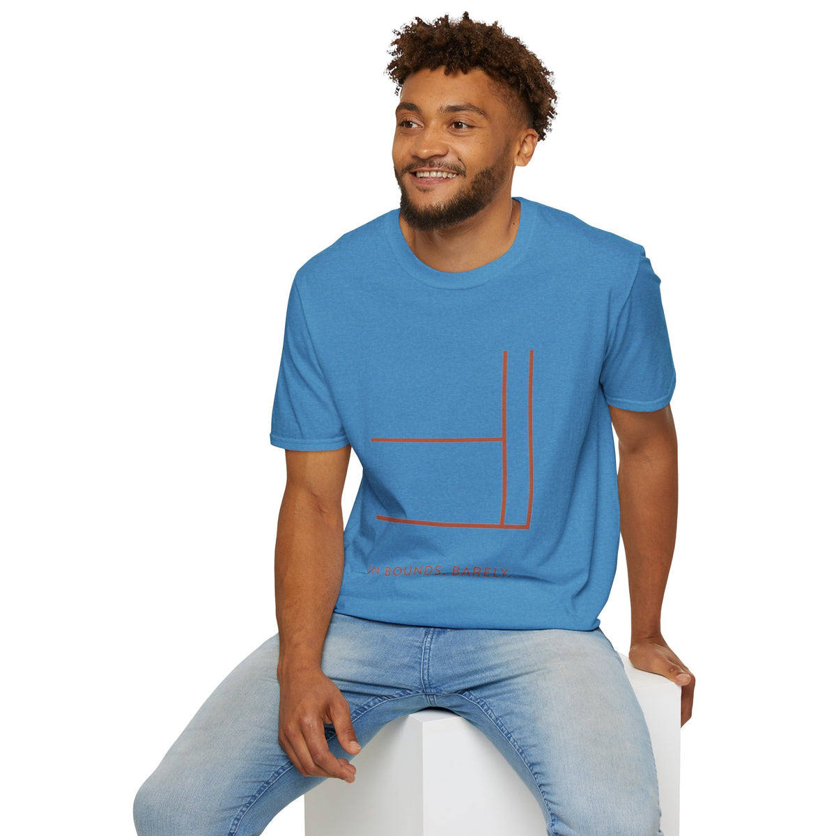 "In Bounds, Barely" - Pickleball T-Shirt