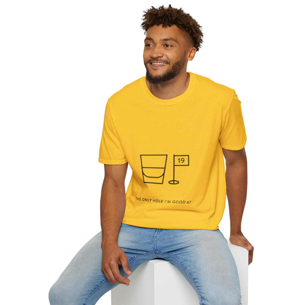 "The Only Hole I'm Good At" - Golfing T-Shirt
