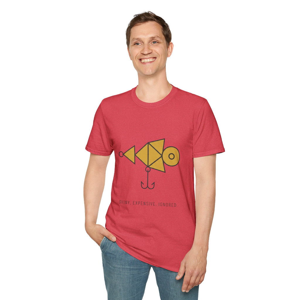 "Shiny, Expensive, Ignored" - Fishing T-Shirt