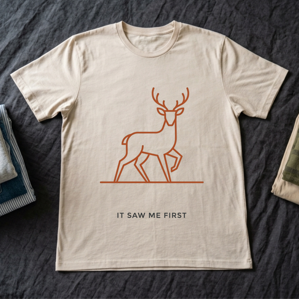 "It Saw Me First" - Hunting T-Shirt