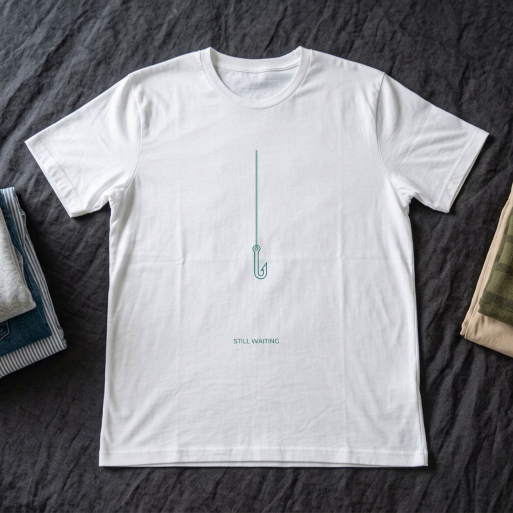 "Still Waiting" - Fishing T-Shirt