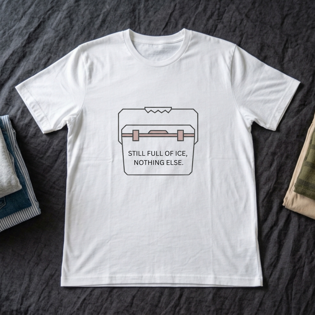 "Still Full Of Ice, Nothing Else" - Hunting T-Shirt