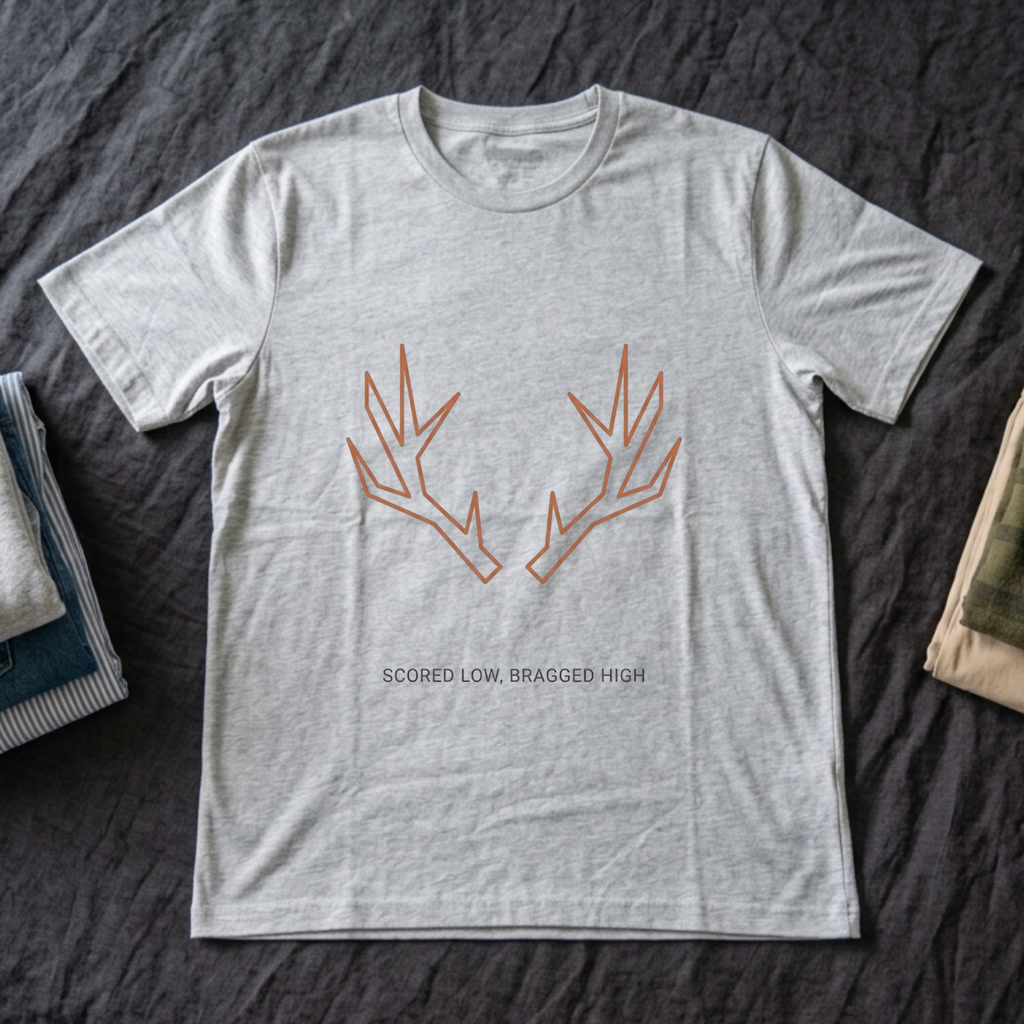 "Scored Low, Bragged High" - Hunting T-Shirt