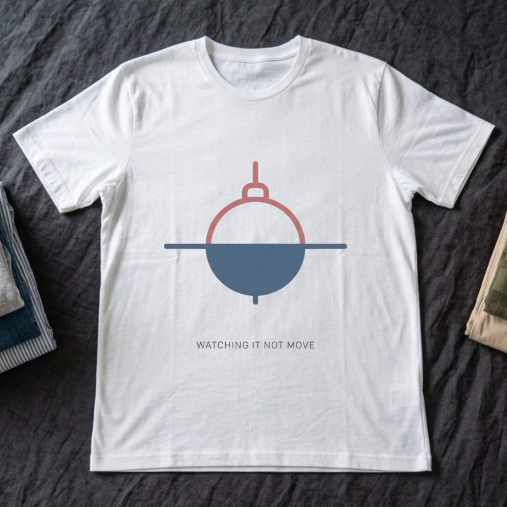 "Watching it Not Move" - Fishing T-Shirt
