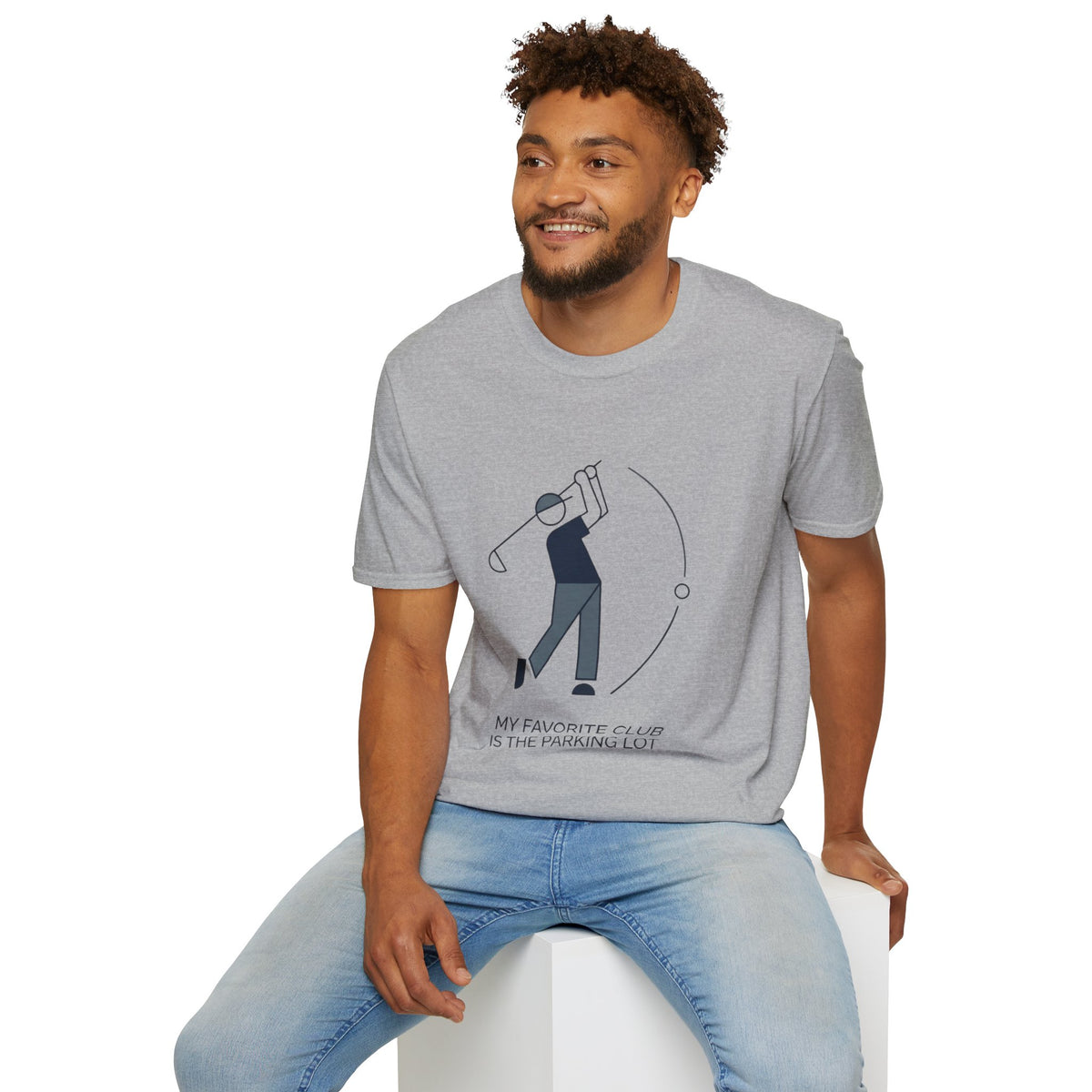 "My Favorite Club Is The Parking Lot" - Golfing T-Shirt