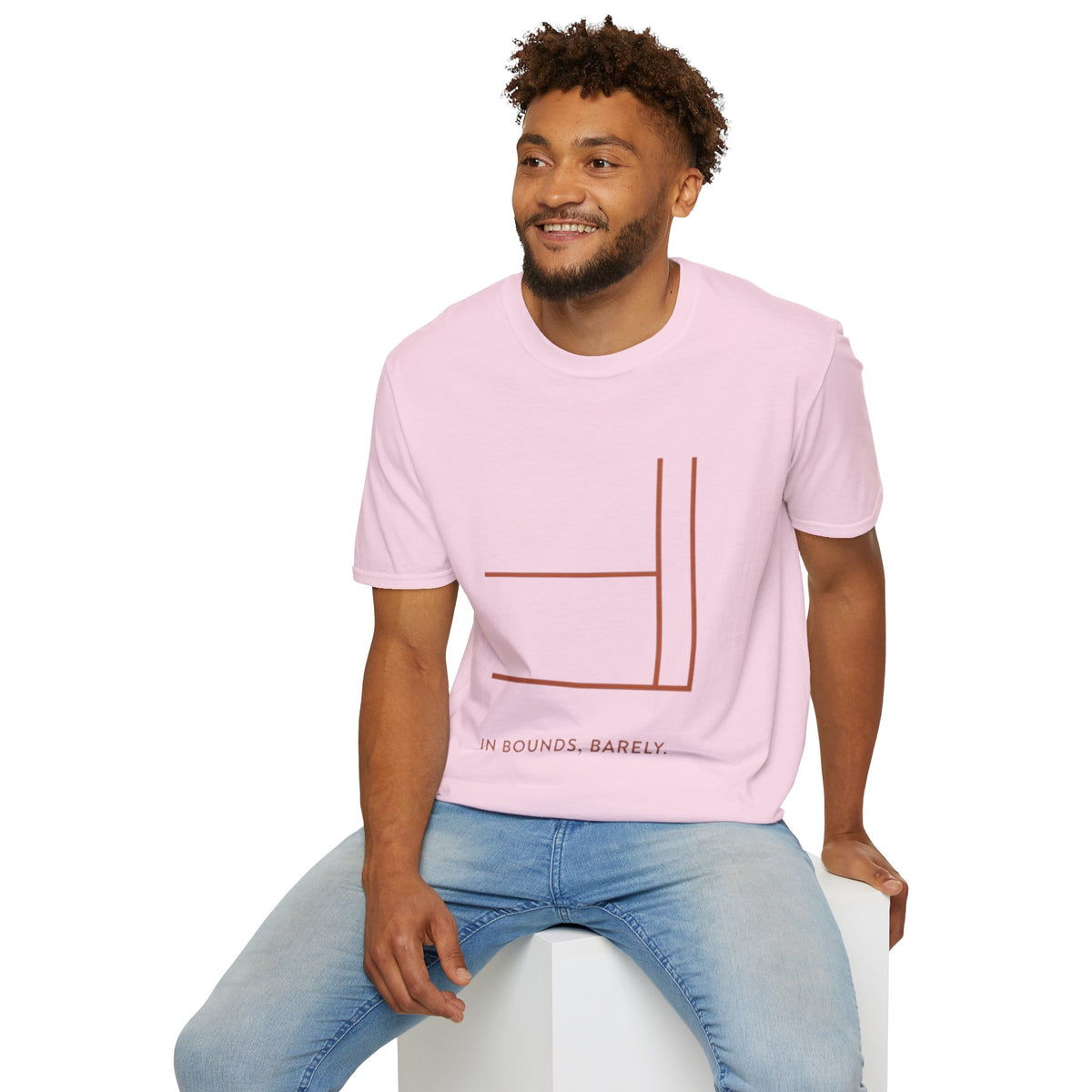 "In Bounds, Barely" - Pickleball T-Shirt