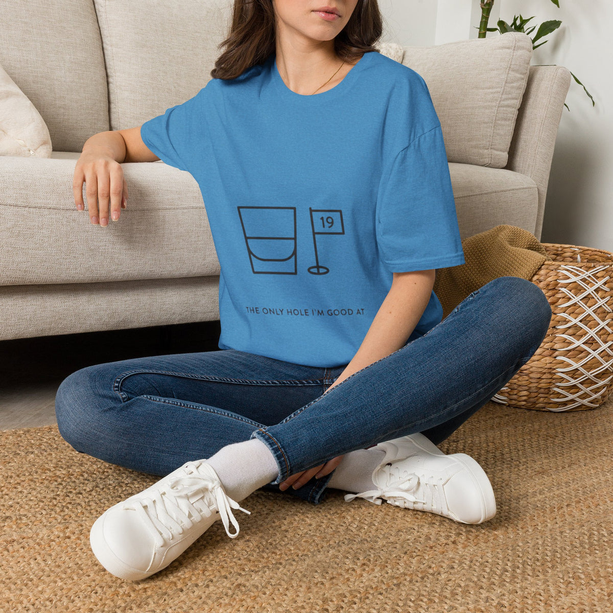 "The Only Hole I'm Good At" - Golfing T-Shirt