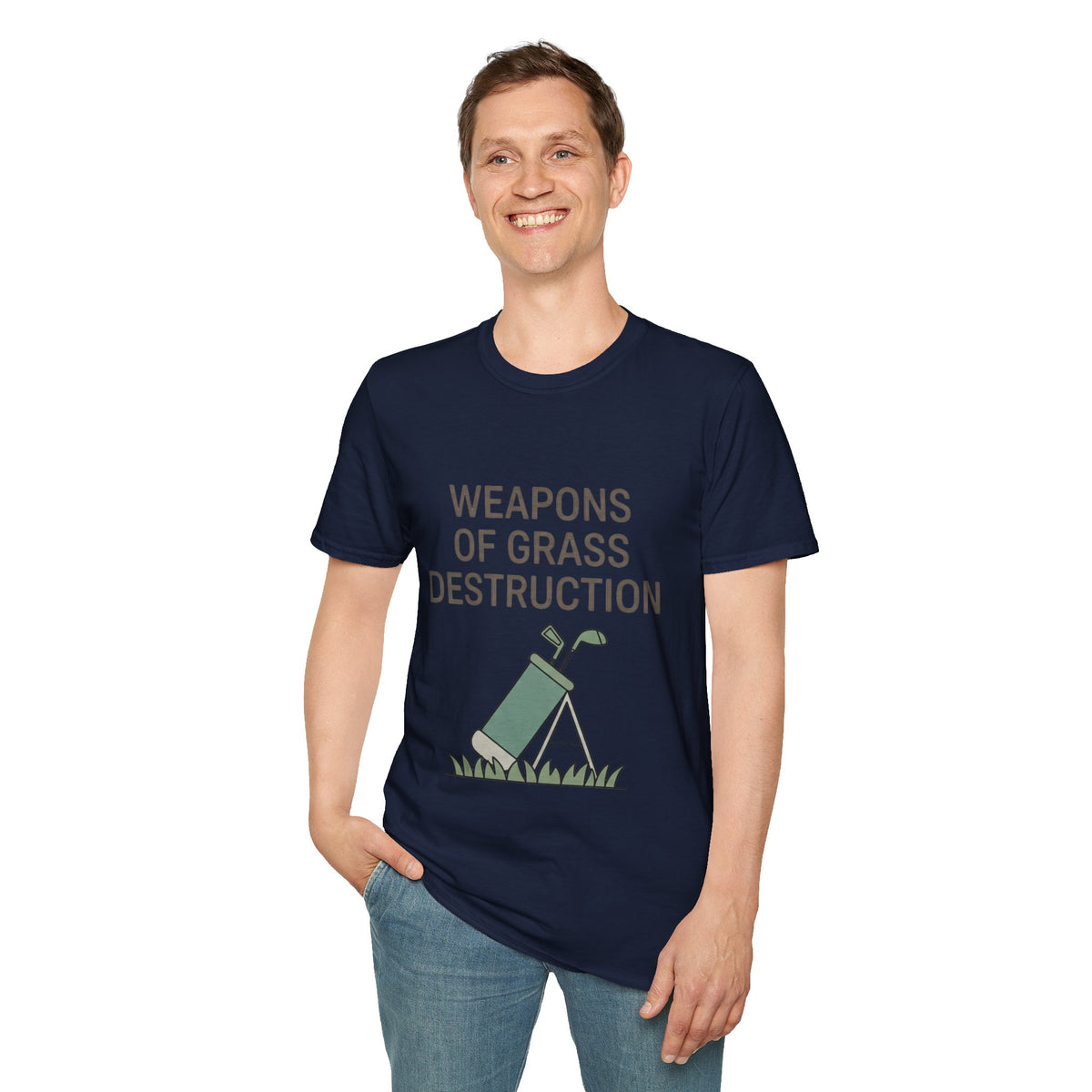 "Weapons of Grass Destruction" - Golfing T-Shirt