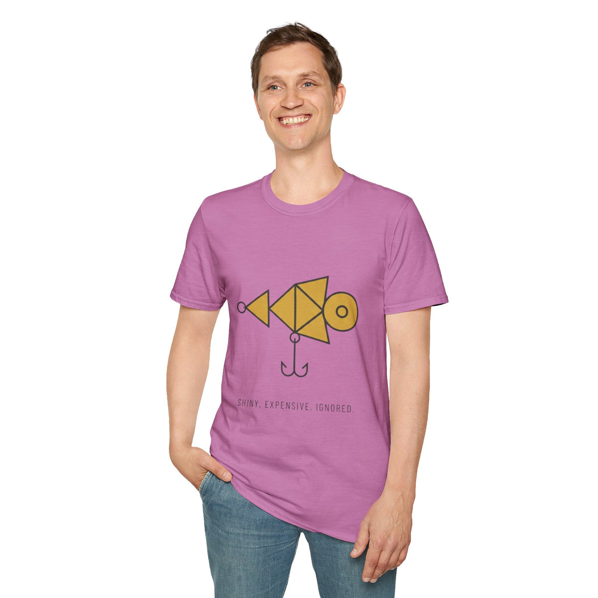 "Shiny, Expensive, Ignored" - Fishing T-Shirt