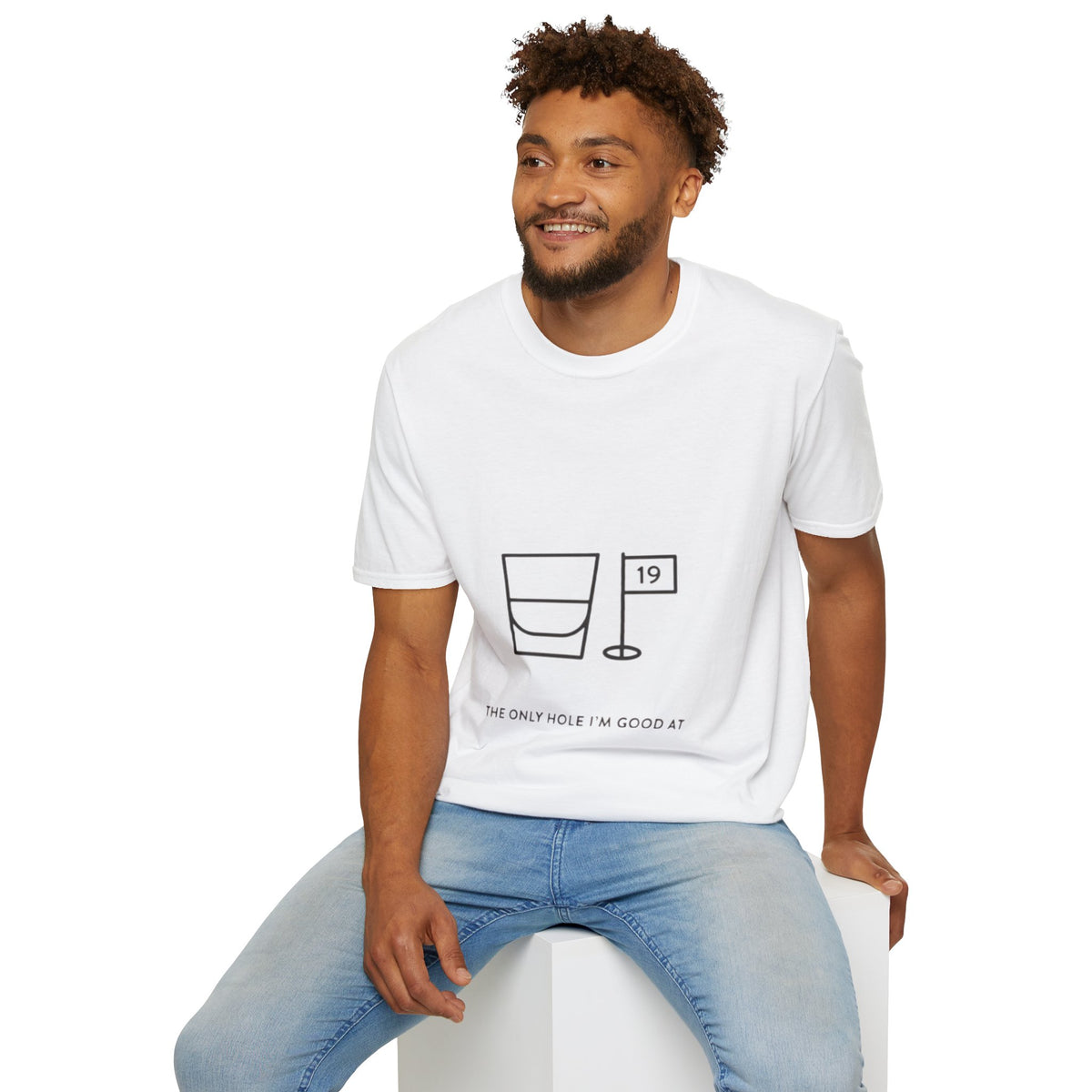 "The Only Hole I'm Good At" - Golfing T-Shirt