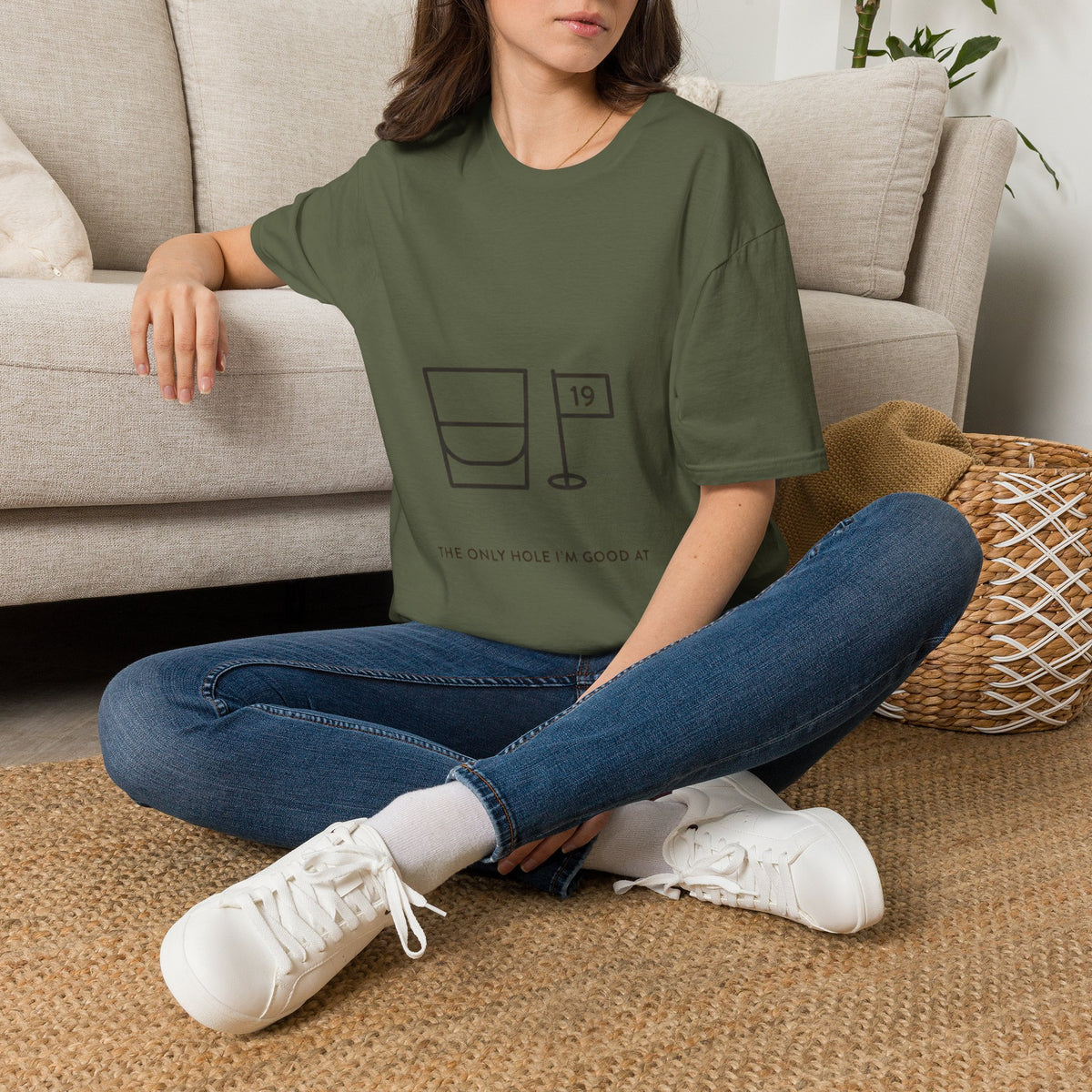 "The Only Hole I'm Good At" - Golfing T-Shirt