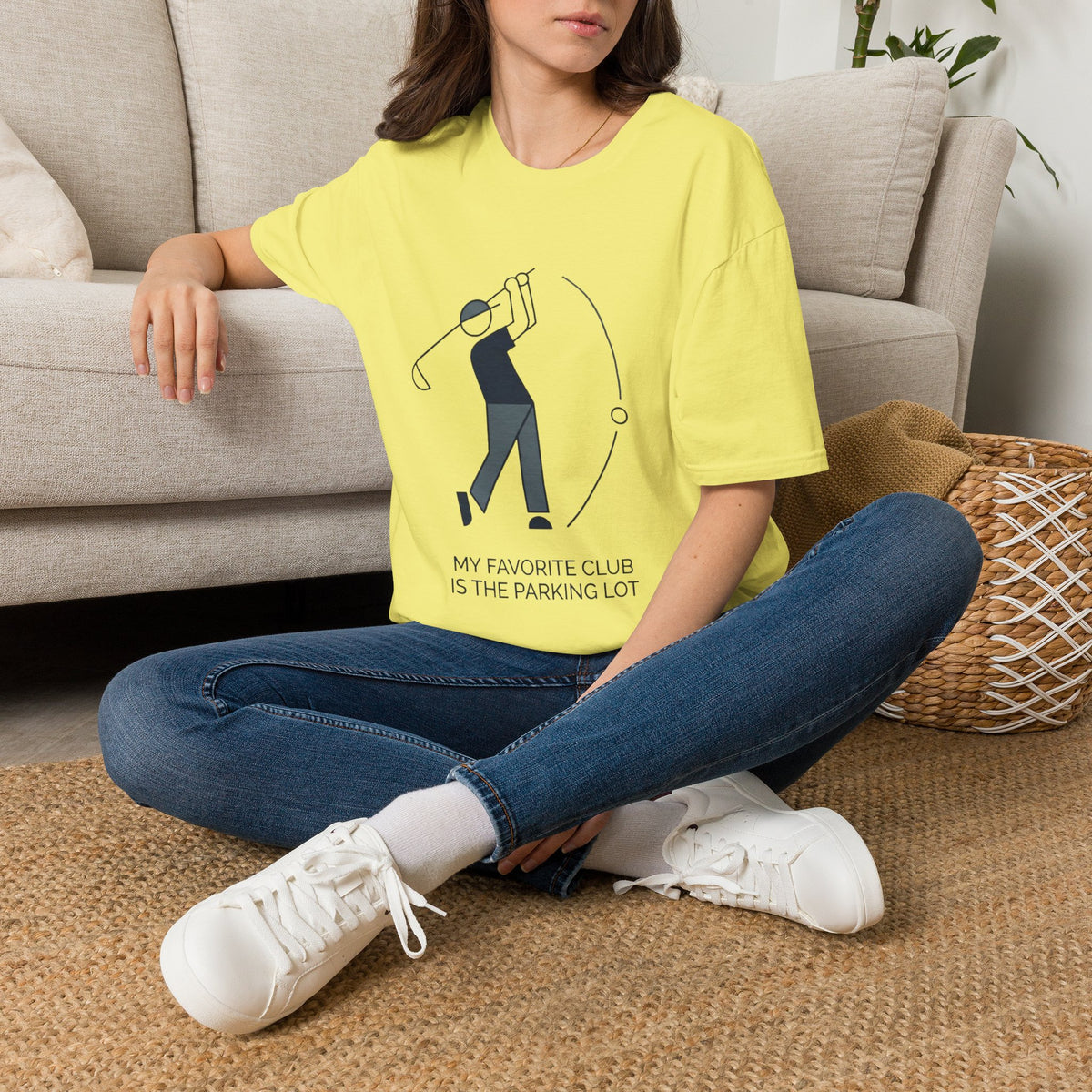 "My Favorite Club Is The Parking Lot" - Golfing T-Shirt
