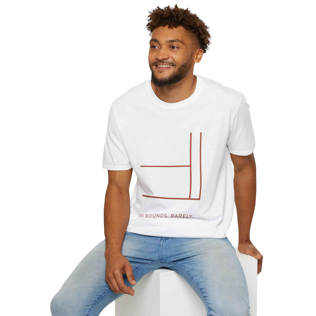 "In Bounds, Barely" - Pickleball T-Shirt