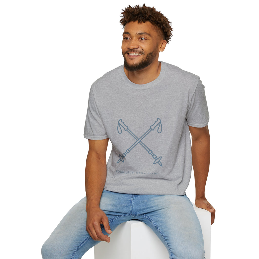 "Four Legs, Still Slow" - Hiking T-Shirt