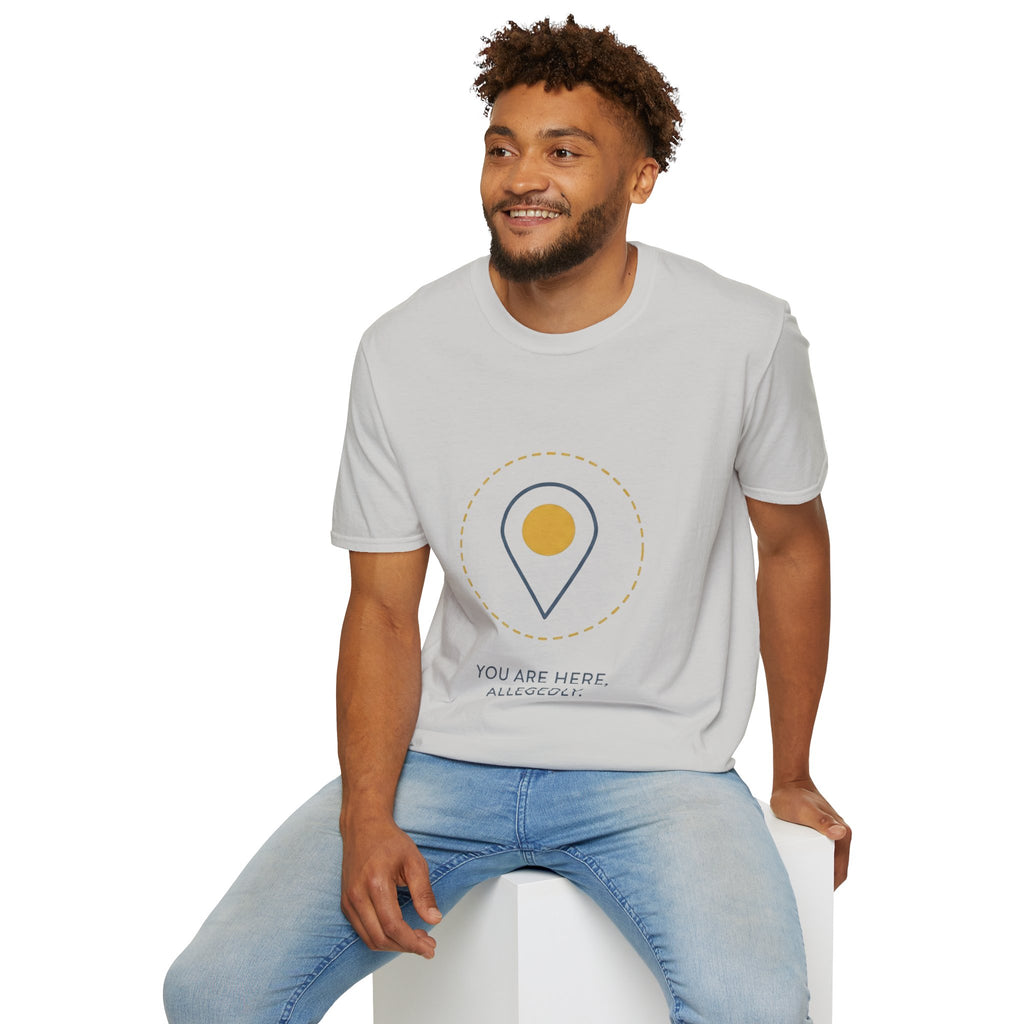“You Are Here, Allegedly” - Hiking T-Shirt