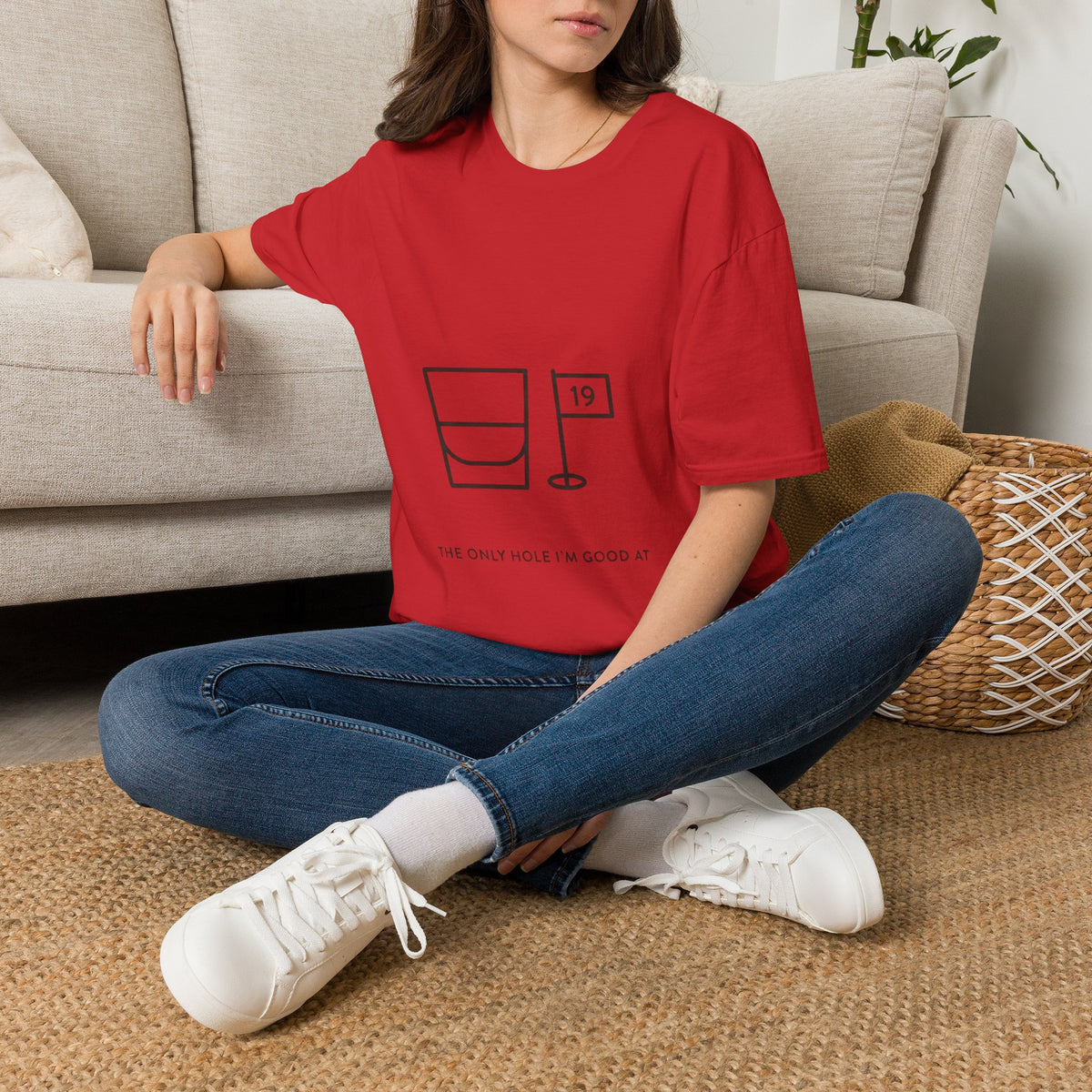 "The Only Hole I'm Good At" - Golfing T-Shirt