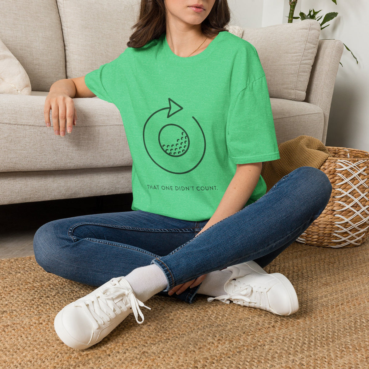 "That One Didn't Count" - Golfing T-Shirt
