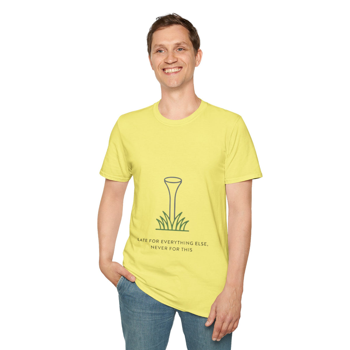"Late For Everything Else, Never For This" - Golfing T-Shirt