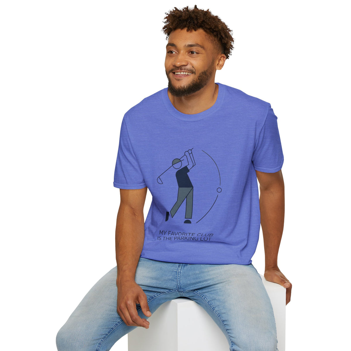 "My Favorite Club Is The Parking Lot" - Golfing T-Shirt