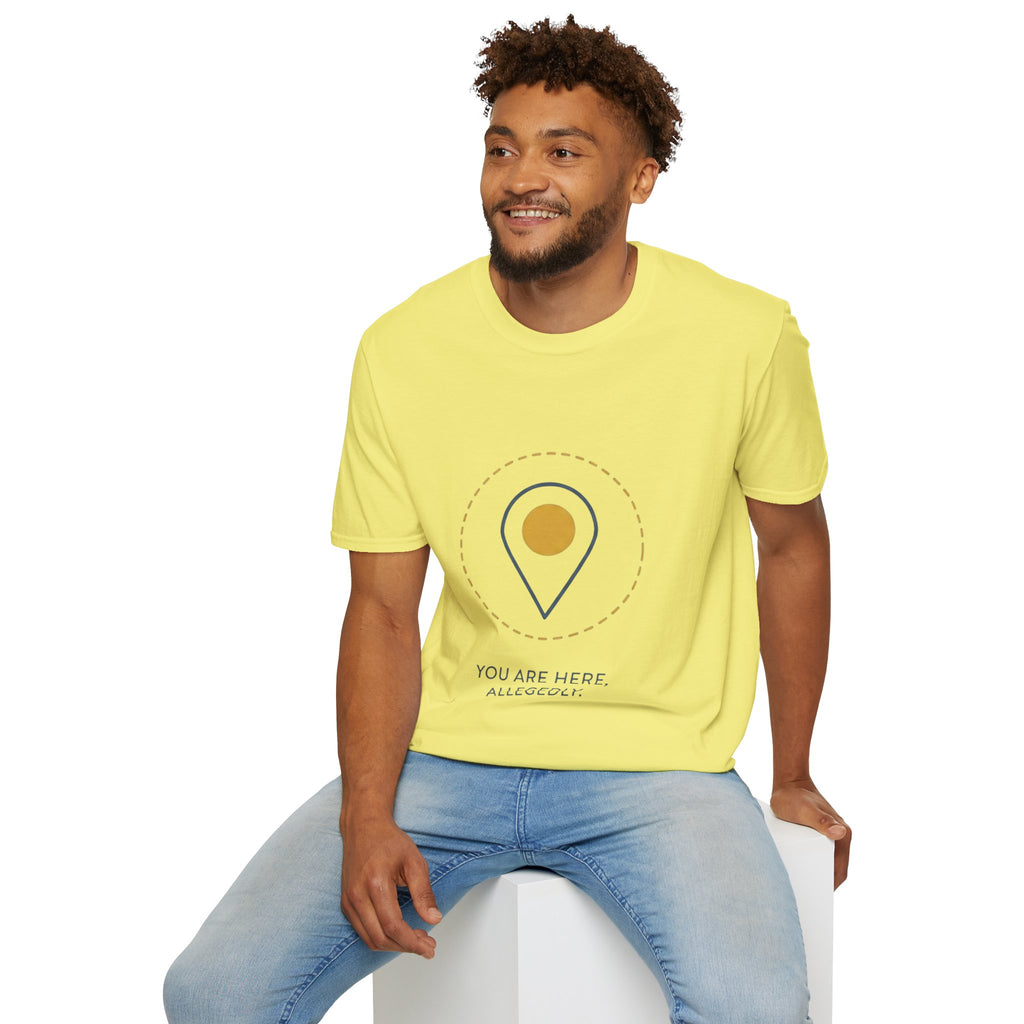 “You Are Here, Allegedly” - Hiking T-Shirt