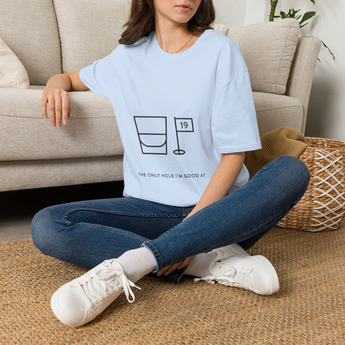 "The Only Hole I'm Good At" - Golfing T-Shirt