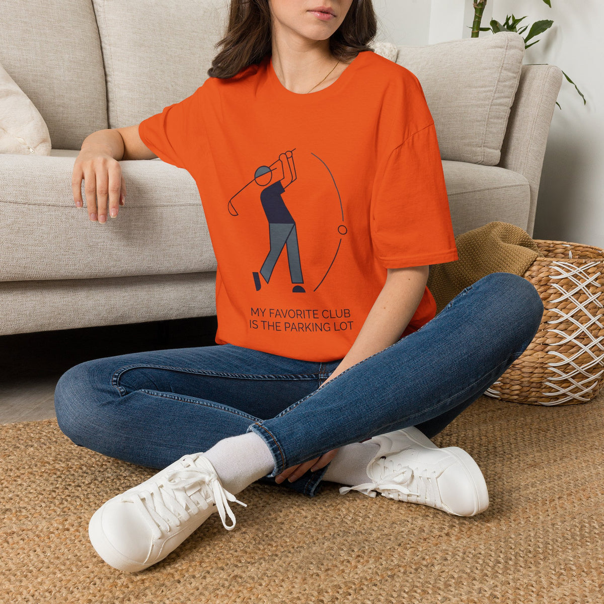 "My Favorite Club Is The Parking Lot" - Golfing T-Shirt