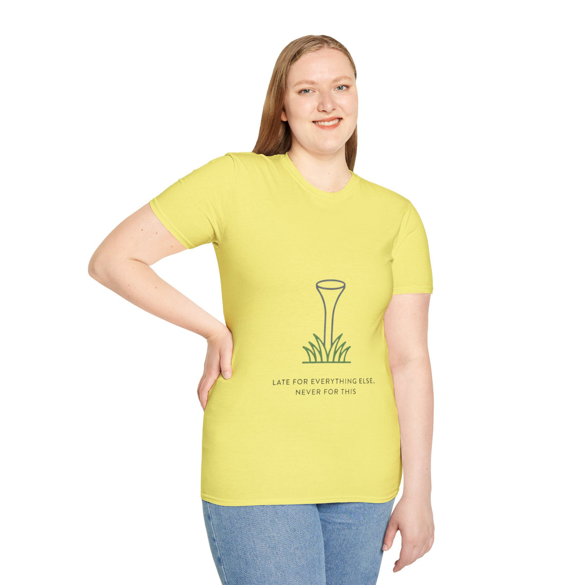"Late For Everything Else, Never For This" - Golfing T-Shirt