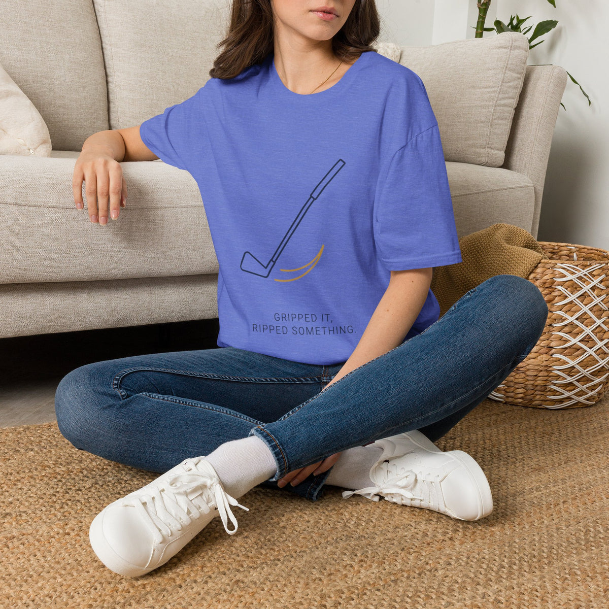 “Gripped It, Ripped Something” - Golfing T-Shirt