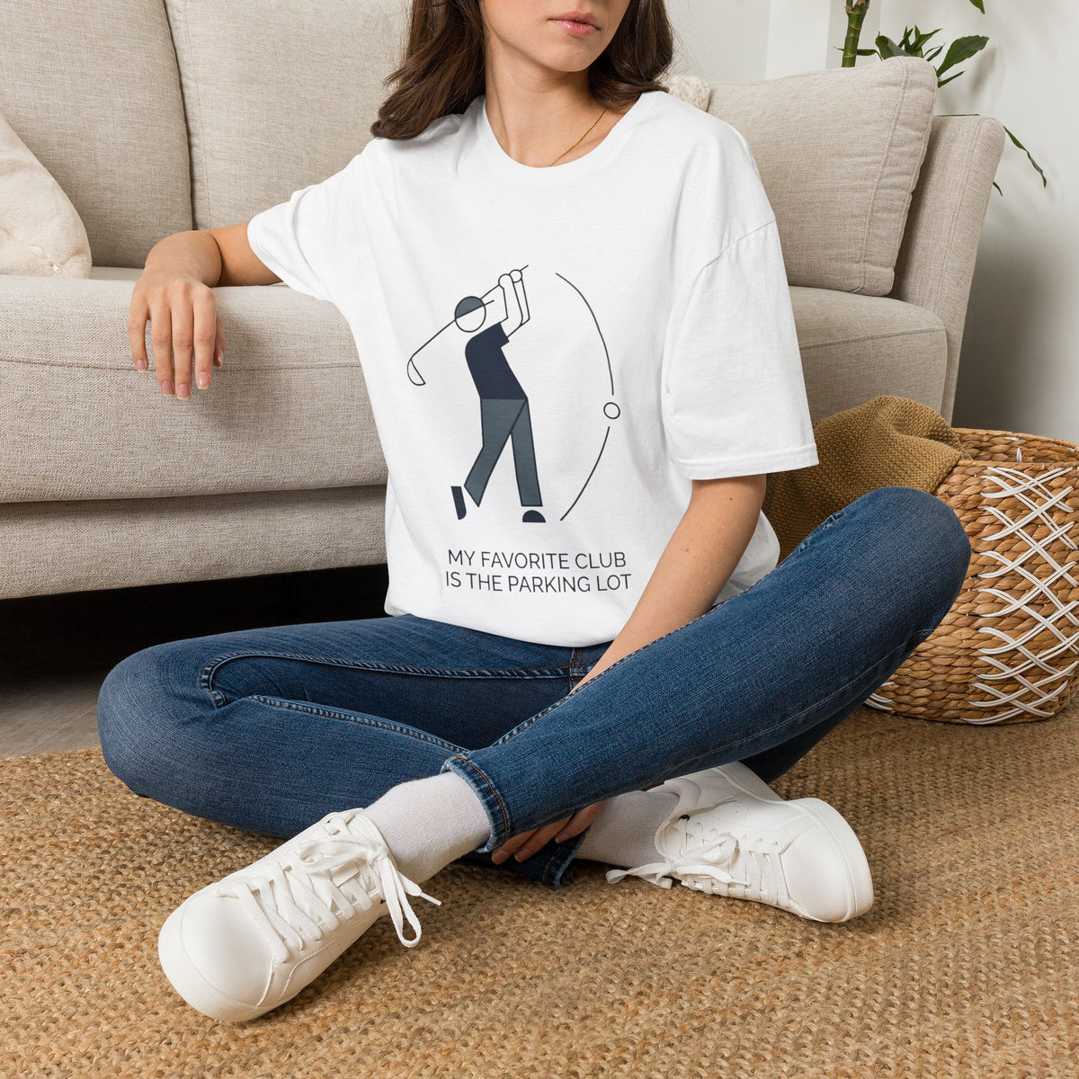 "My Favorite Club Is The Parking Lot" - Golfing T-Shirt