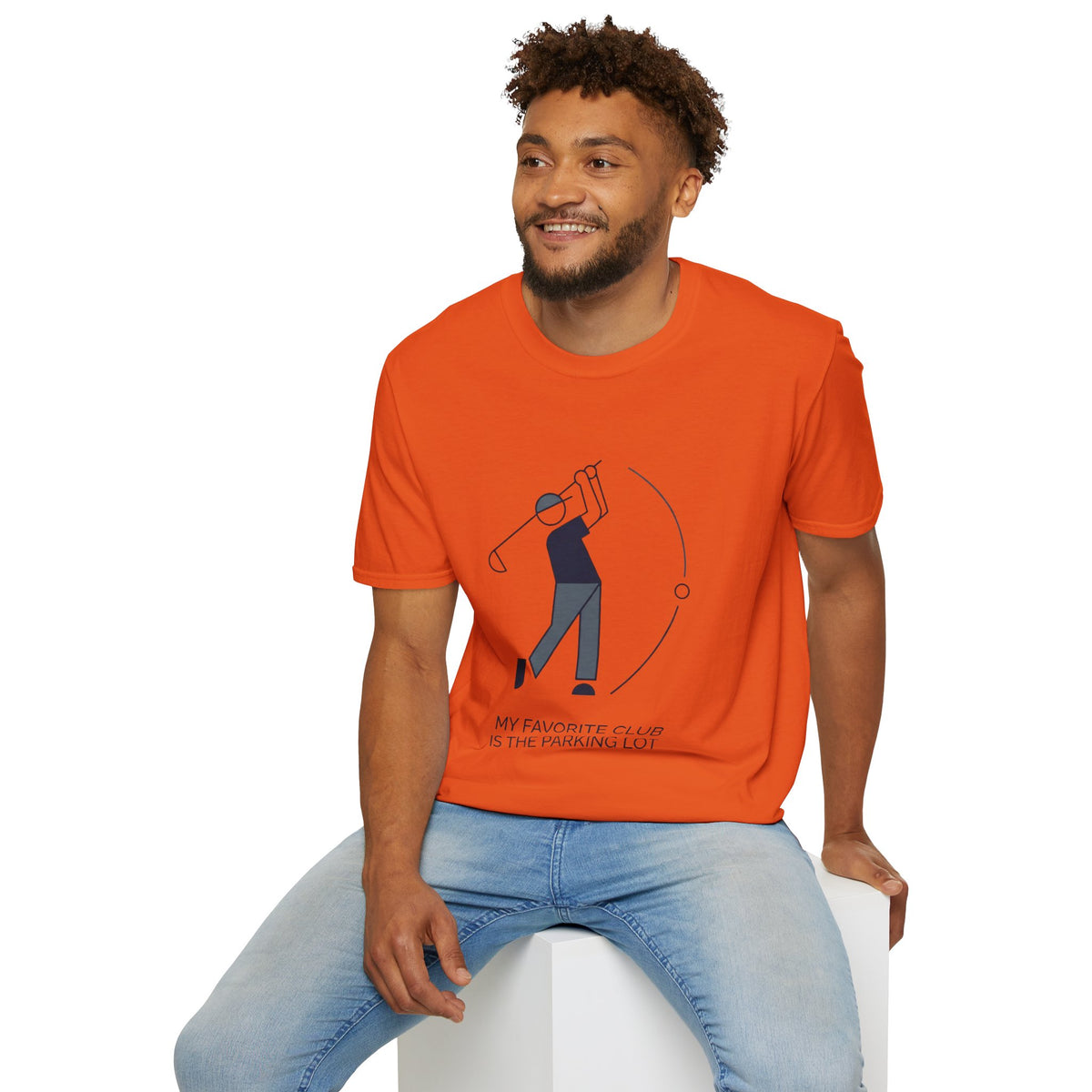 "My Favorite Club Is The Parking Lot" - Golfing T-Shirt