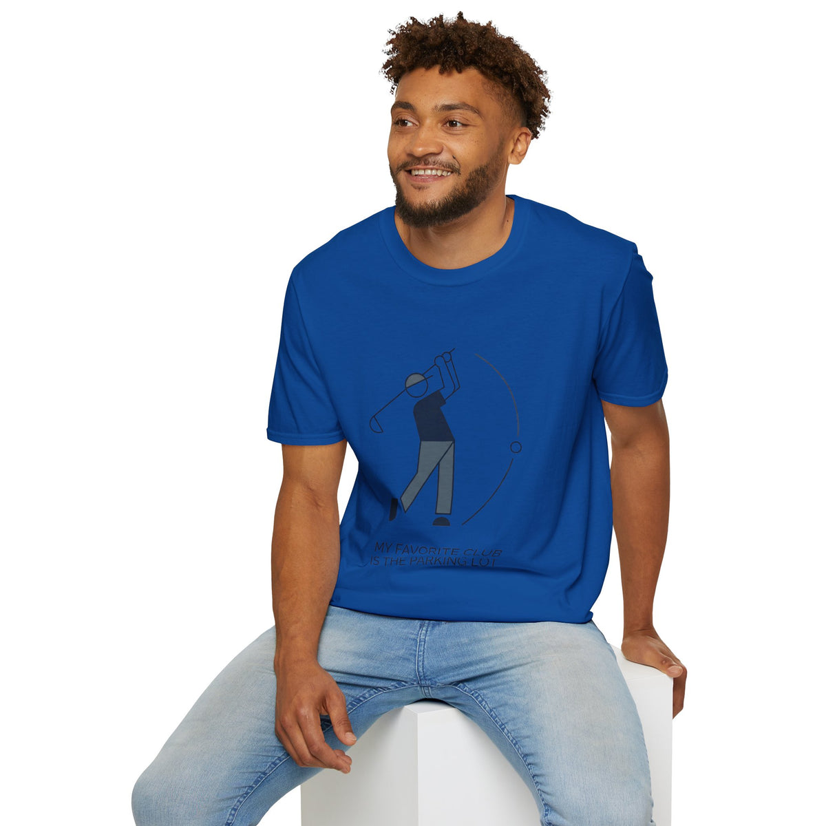 "My Favorite Club Is The Parking Lot" - Golfing T-Shirt